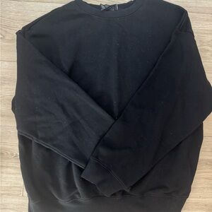 H&M Men's Black Crewneck Sweatshirt